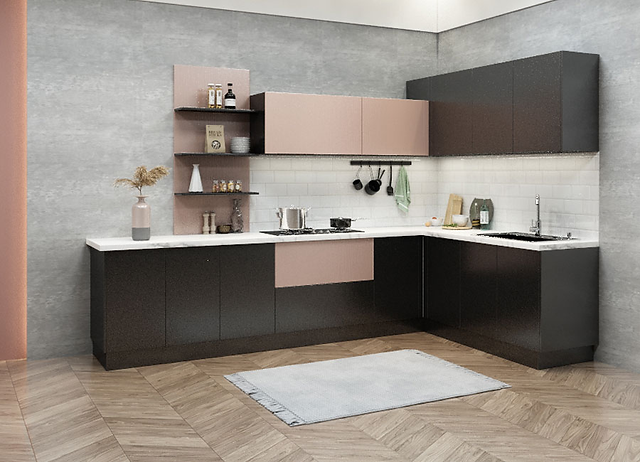 Modern minimalist-style kitchen cabinets in Penang