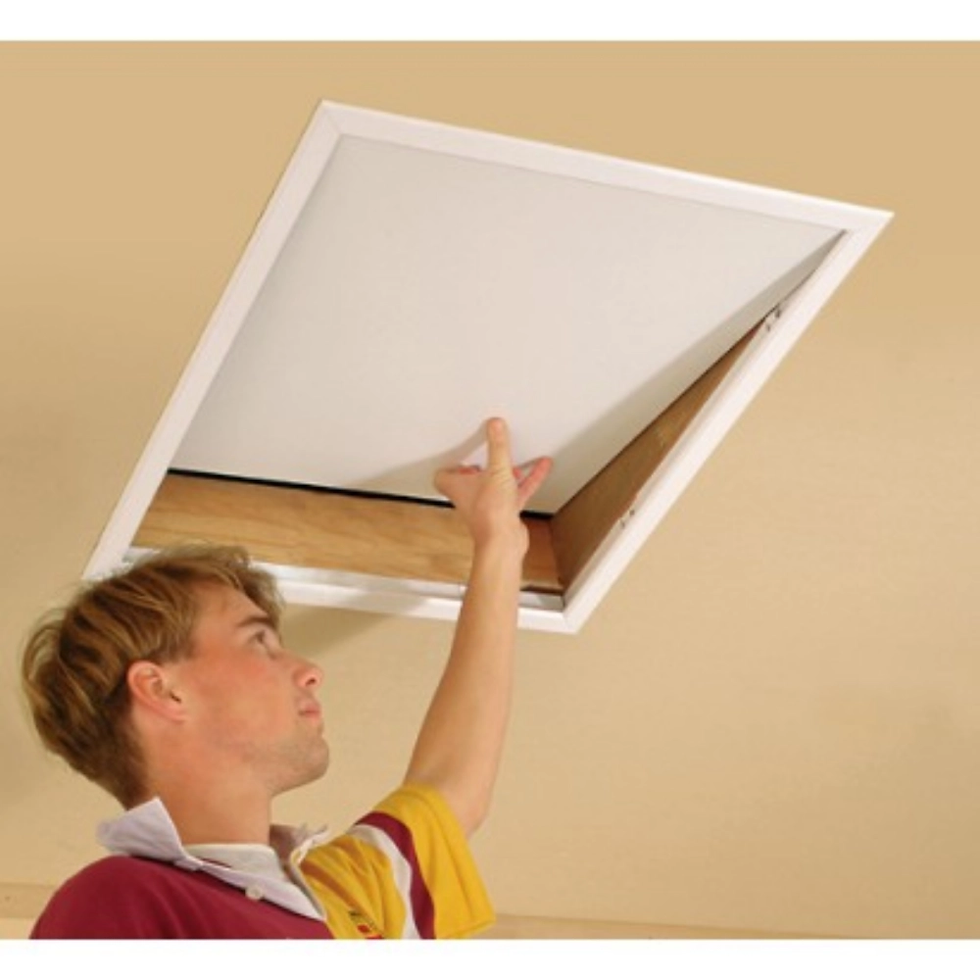 3D plaster ceiling design with geometric panels in Kajang home