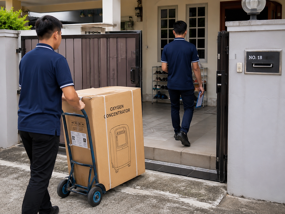 Penghantaran pantas mesin oksigen di Shah Alam