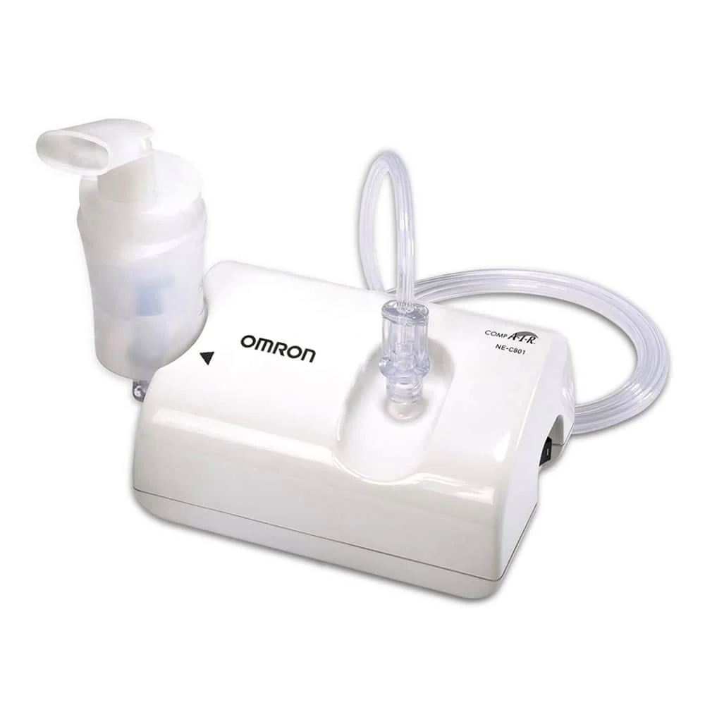 Compressor nebulizer for treating flu symptoms