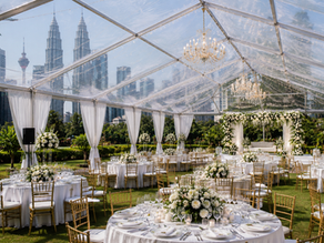 Marquee tent supplier Malaysia providing tents for corporate events.