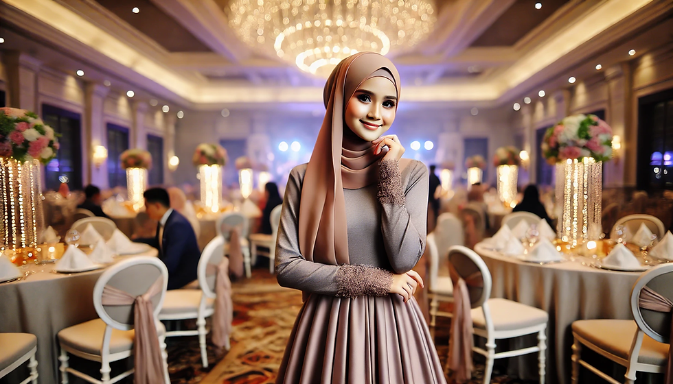 Sewa dress untuk bridal photoshoot di studio KL