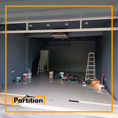 Gypsum partition installation process