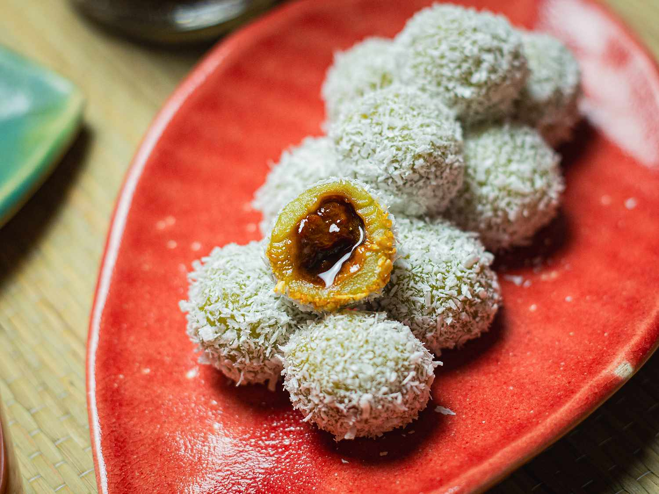 Homemade keria gula melaka in Johor Bahru with thick syrup