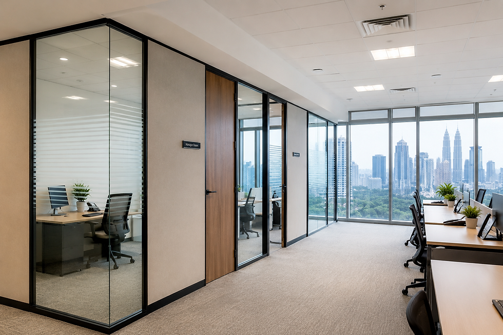 Cheapest office partition in KL and Selangor with fast installation