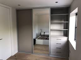 Closed wardrobe design suitable for a family home