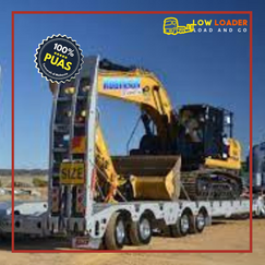 Treler low loader dengan sistem brek keselamatan canggih Kelebihan