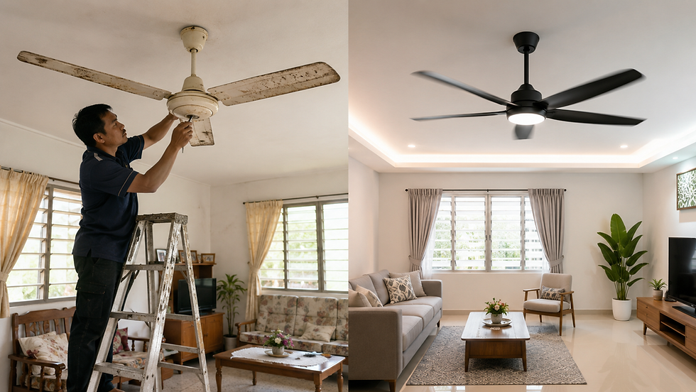 Masalah wiring rumah dikenal pasti pada soket rosak dan suis yang longgar.