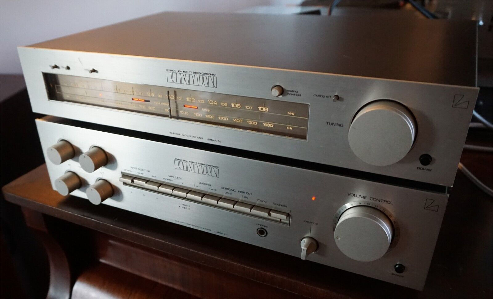 Luxman L2 amplifier with T2 Tuner (Sold)