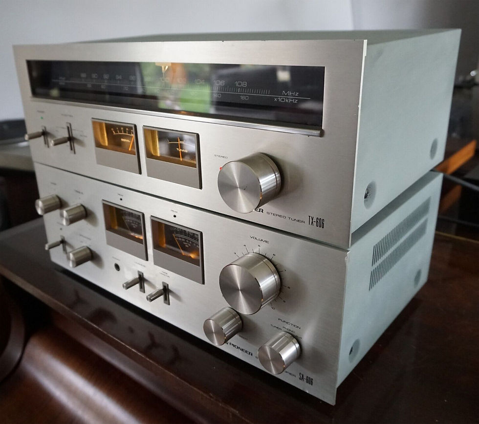 Thumbnail: Pioneer SA606 Amplifier with TX606 Tuner(Sold)