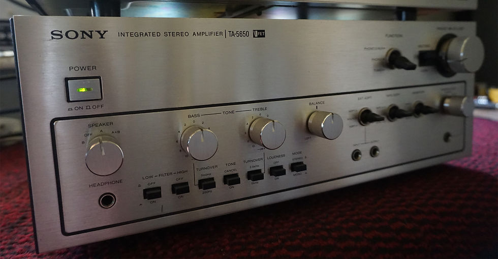Thumbnail: Sony TA5650 amplifier with Tuner(Sold)