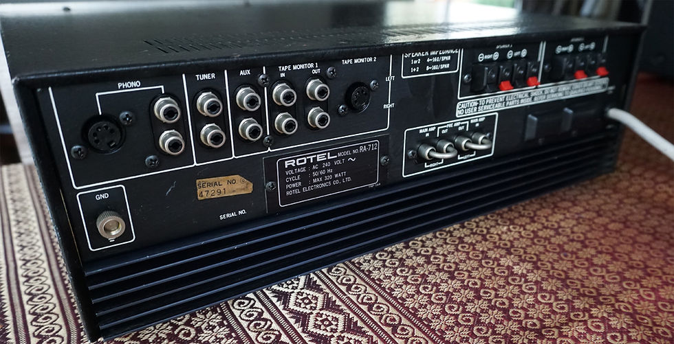 Thumbnail: Rotel RA712 amplifier (Sold)
