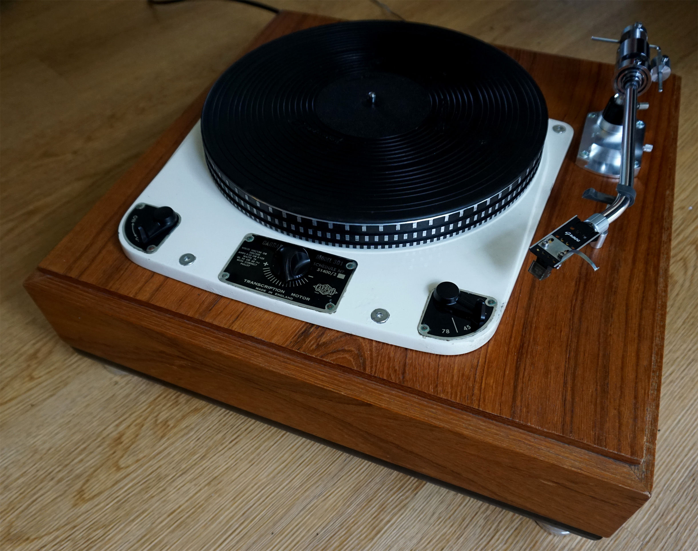 Garrard 301 inc Grace 540S tonearm