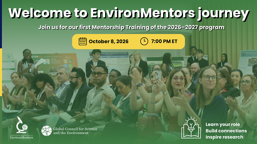 EnvironMentors Mentorship Training #1