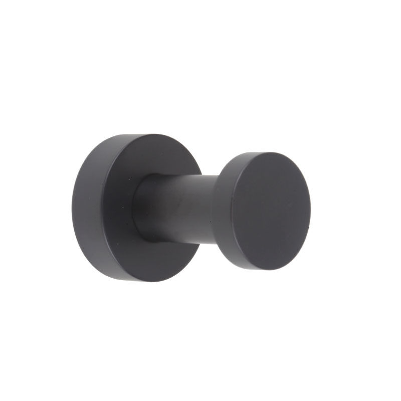 קולב מגבות בודד לאמבטיה CLASS שחור מט