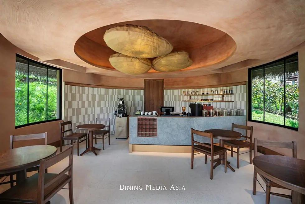 Coffee roastery in the property