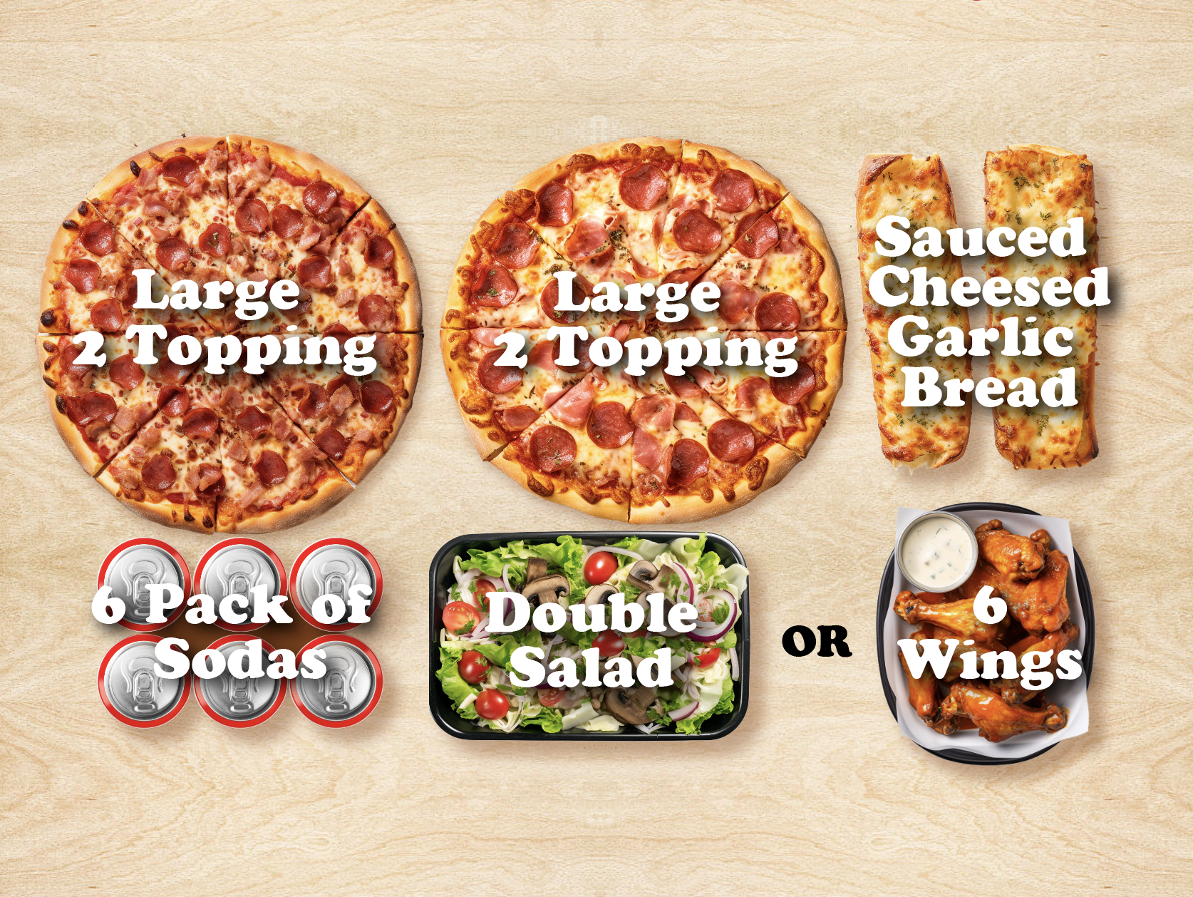 Arranged Food and Objects
