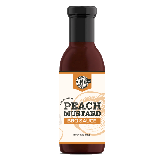 Bryan Furman Peach Mustard BBQ Sauce (13.5 oz) Bryan Furman BBQ