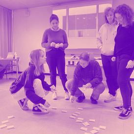 Students attending a course on NGO Communications and fundraising