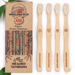 Kids' Bamboo Toothbrush Pack (4-Piece)