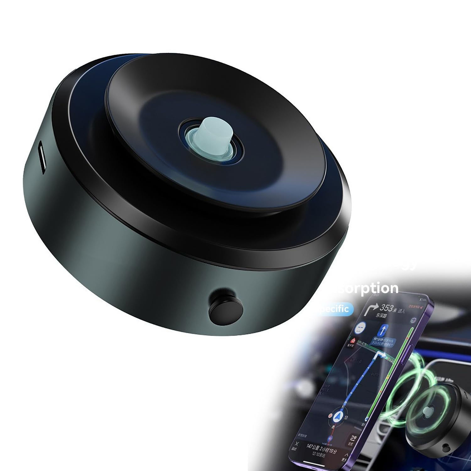 Gsnagole Suction Magnetic Phone Car MountMagnet Suction Cup Vacuum Car Phone Hol