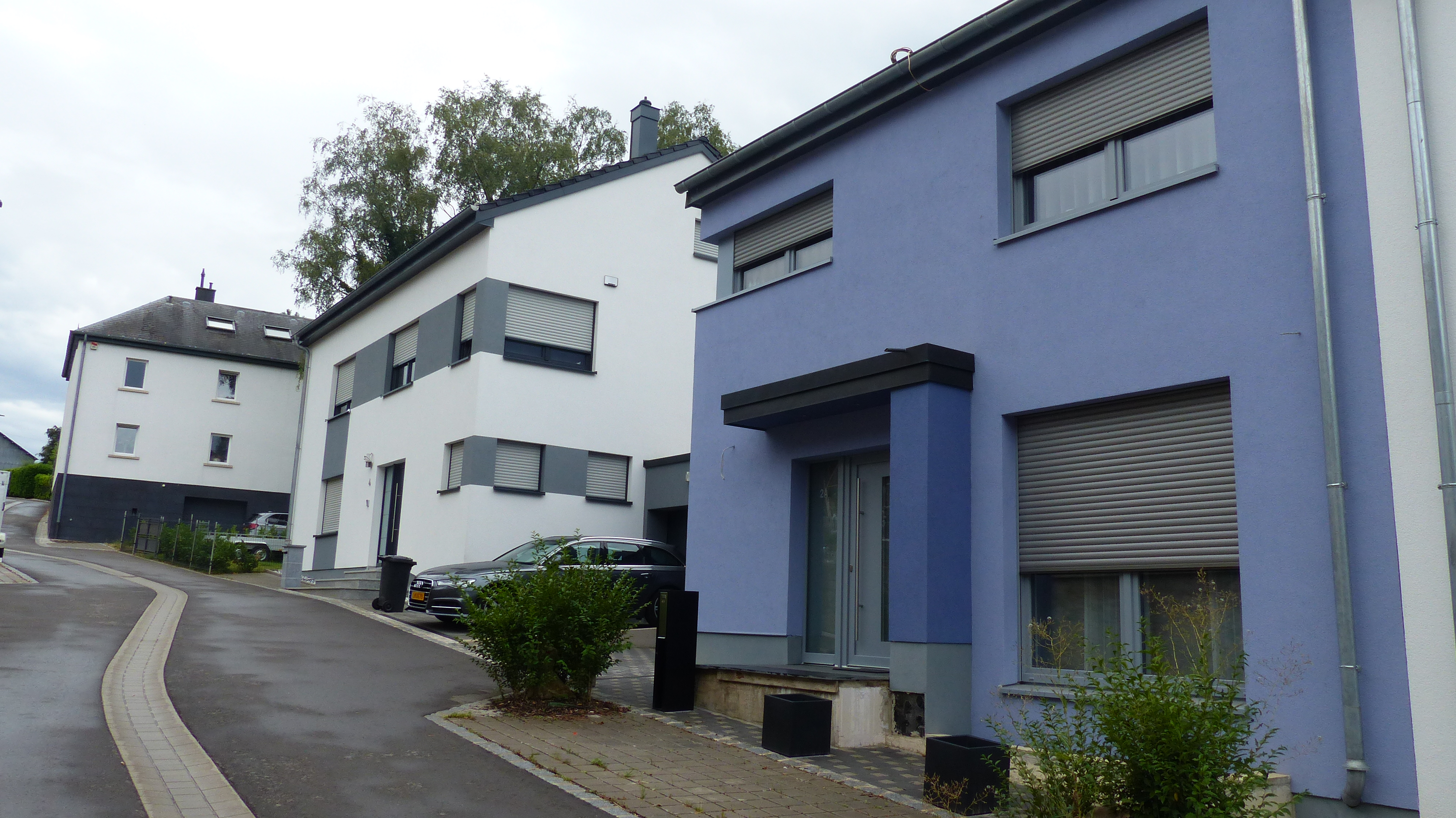 Trois maisons en bande à Bissen