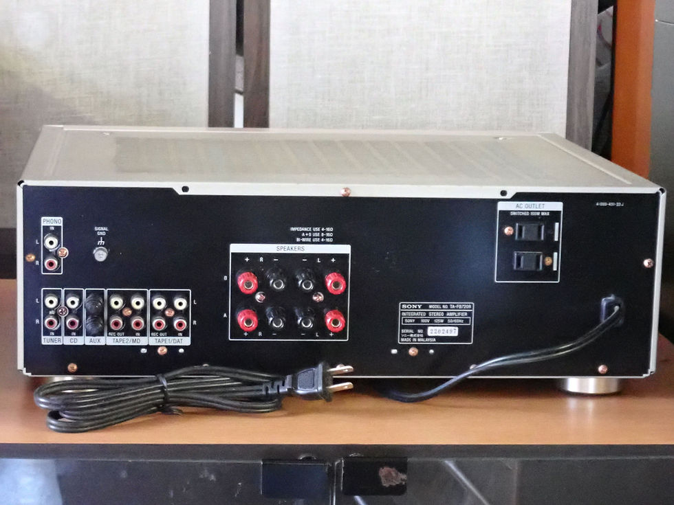 サムネイル： ЙパワーMOS-FETを導入SONYﾌﾟﾘﾒｲﾝｱﾝﾌﾟTA-FB720RЙ
