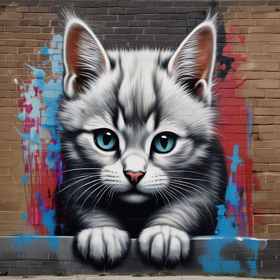 Thumbnail: Gift Cards - Graffiti Kittens