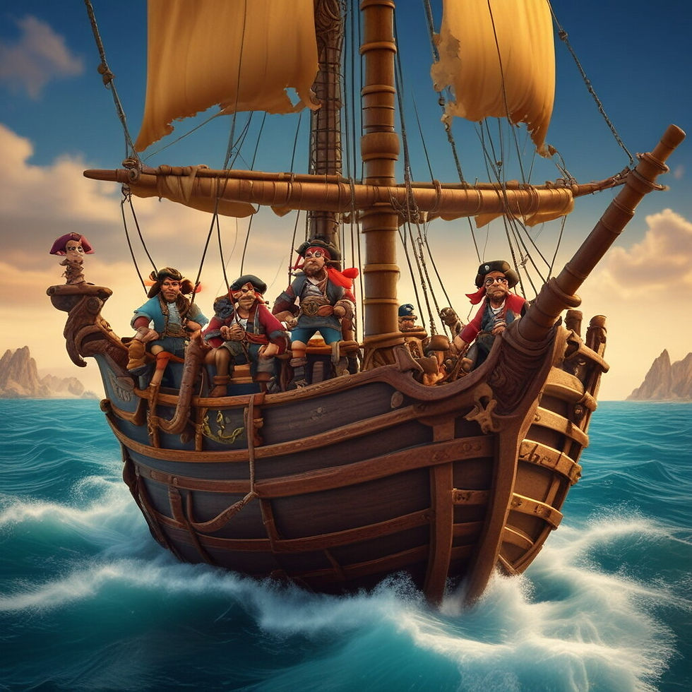 Thumbnail: Gift Cards - Pirate Ships