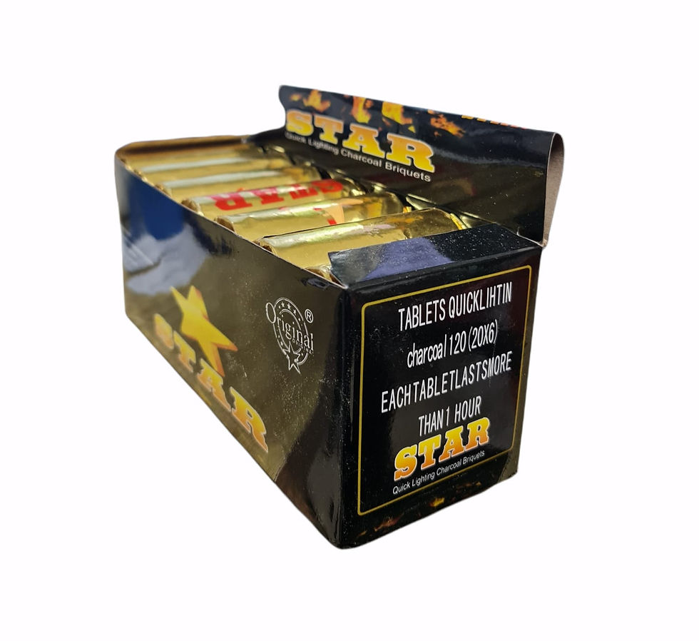 Thumbnail: 1 box of charcoal to light incense it contains 20 finger every finger has 6piece