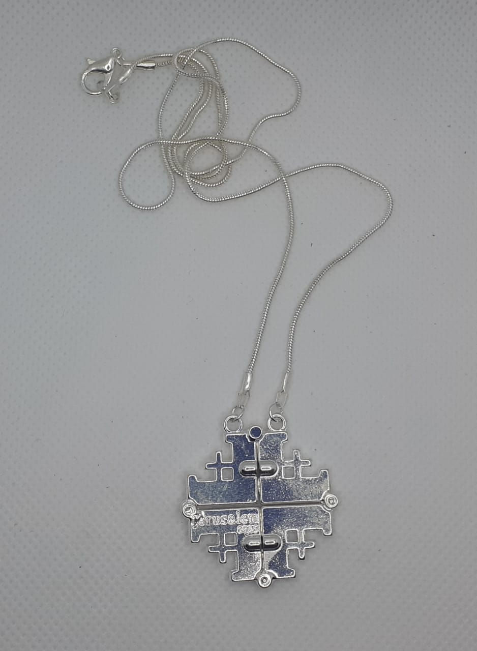 Thumbnail: Open cross black colour metal cross