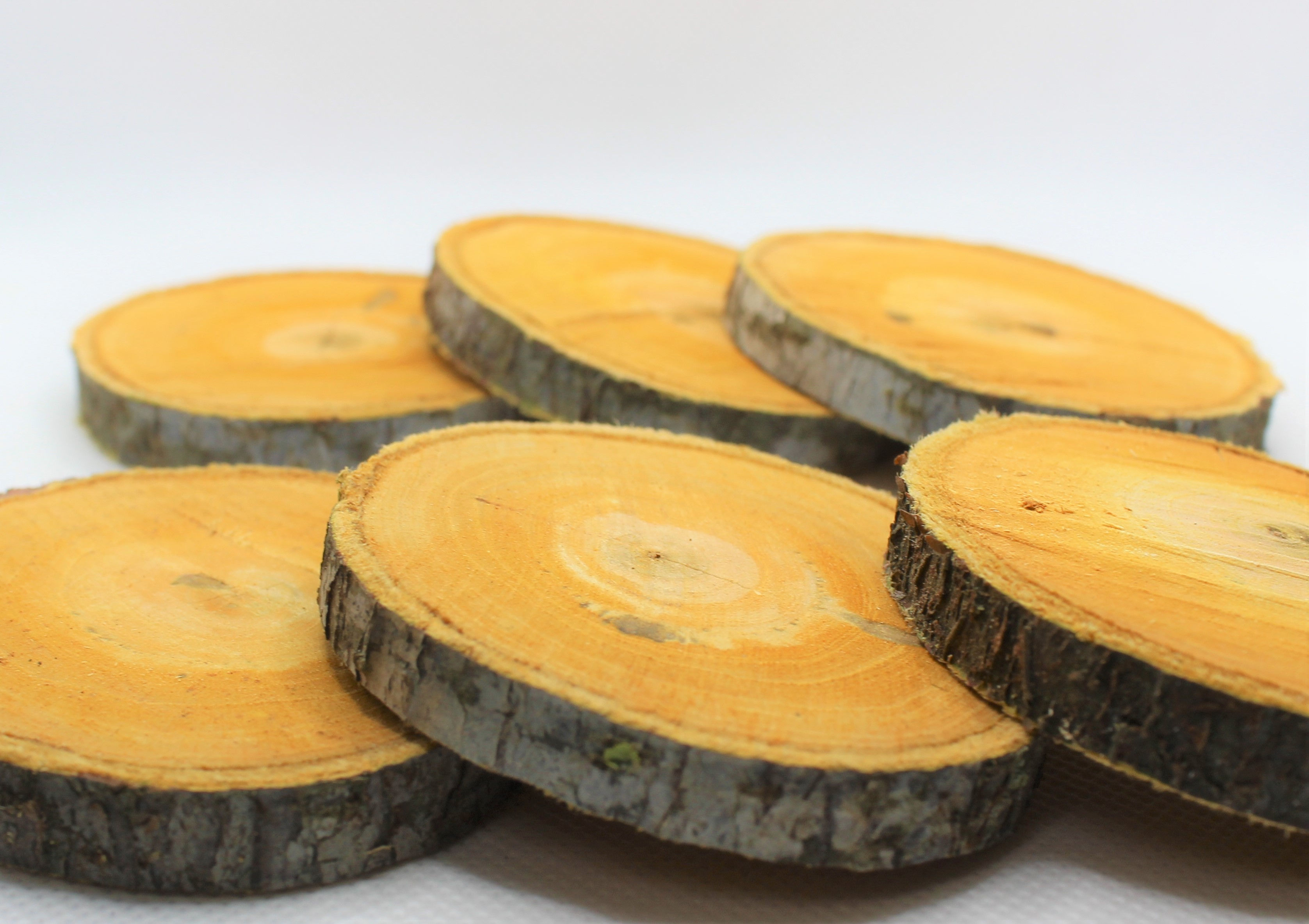 Olive wood cup coasters hand made 3 pieces per lot