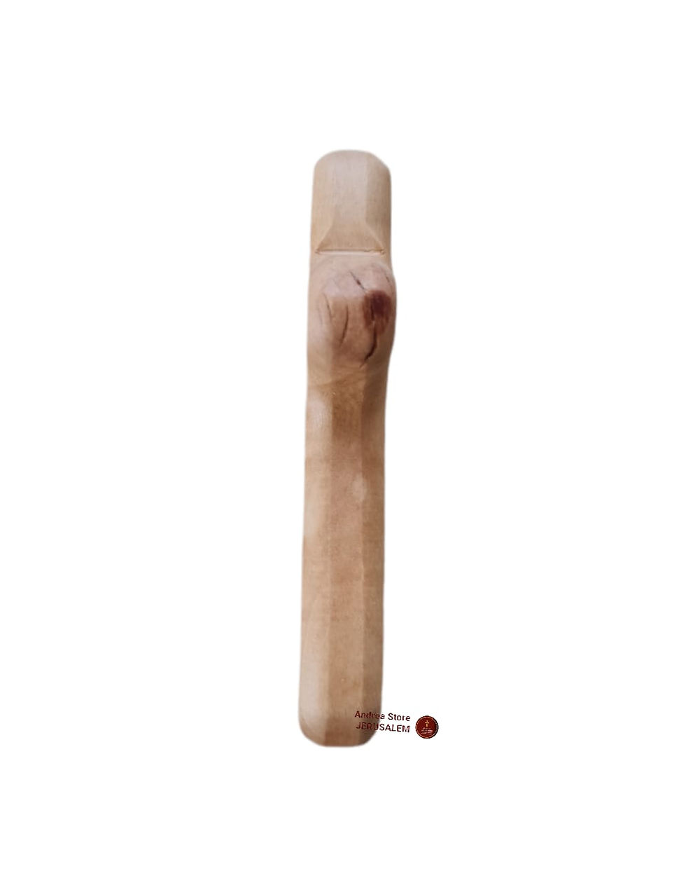 Thumbnail: Olive wood handheld comfort cross handmade in holy land Jerusalem size 3 inch
