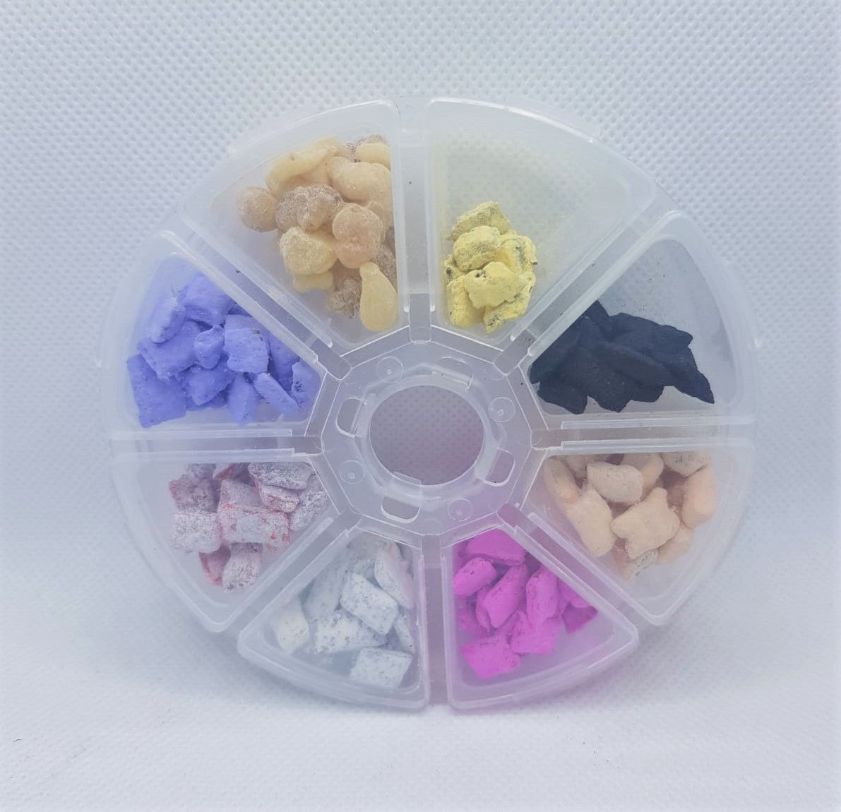 Sample box of church incense 8 types in 1 box total weight 60 gram