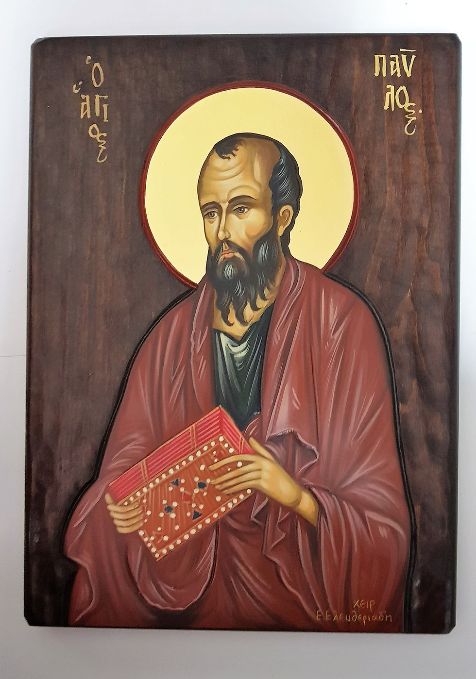 Thumbnail: Saint Paulus the Apostol hand painting icon size 30*25cm