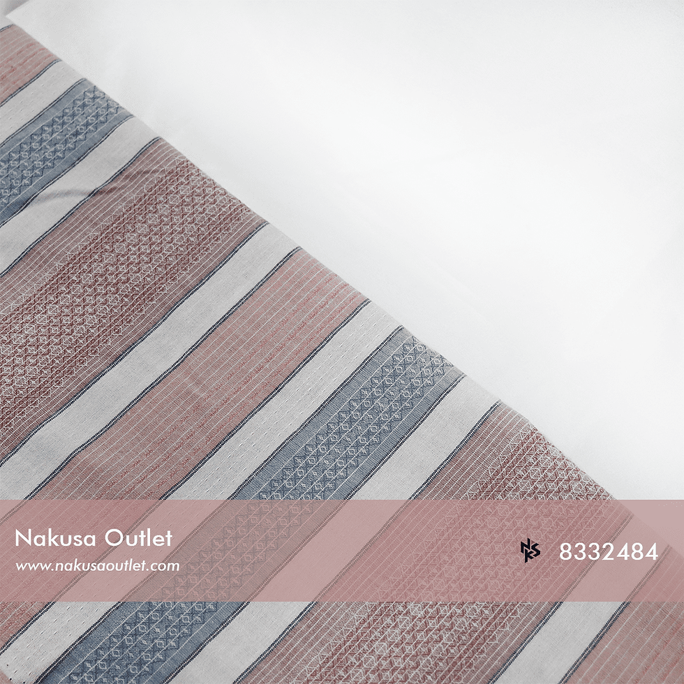 サムネイル： Kain Katun Combed Motif Benang Berwarna (Yarn Dyed)  Seri 30