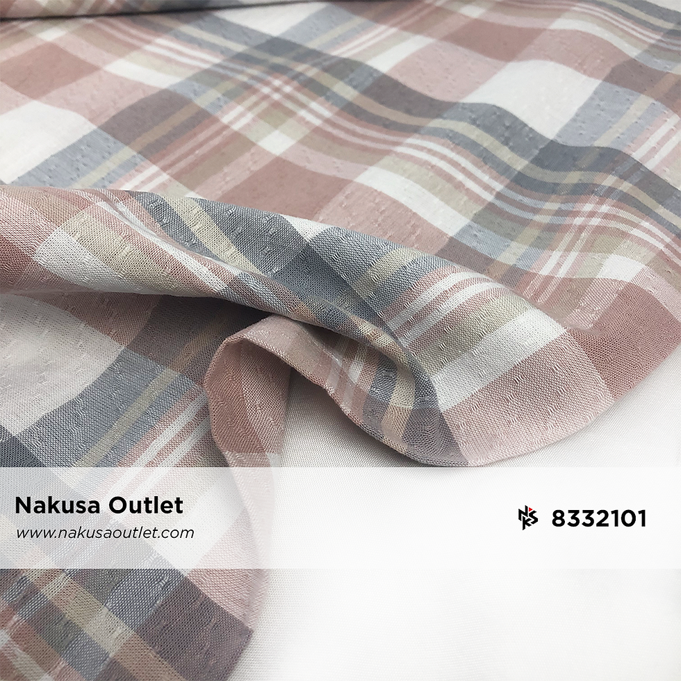 Thumbnail: Kain Katun Motif Benang Berwarna (Yarn Dyed) Seri 30