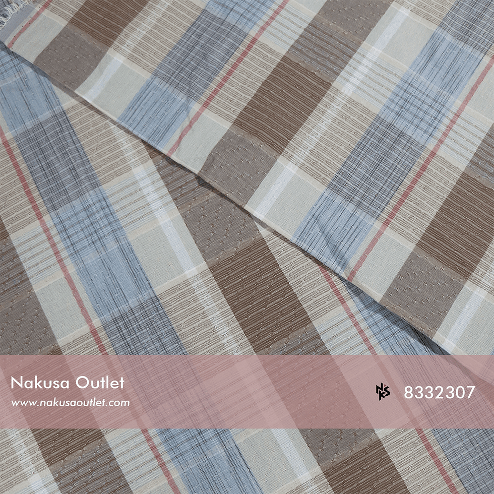 Thumbnail: Kain Katun Combed Motif Benang Berwarna (Yarn Dyed)