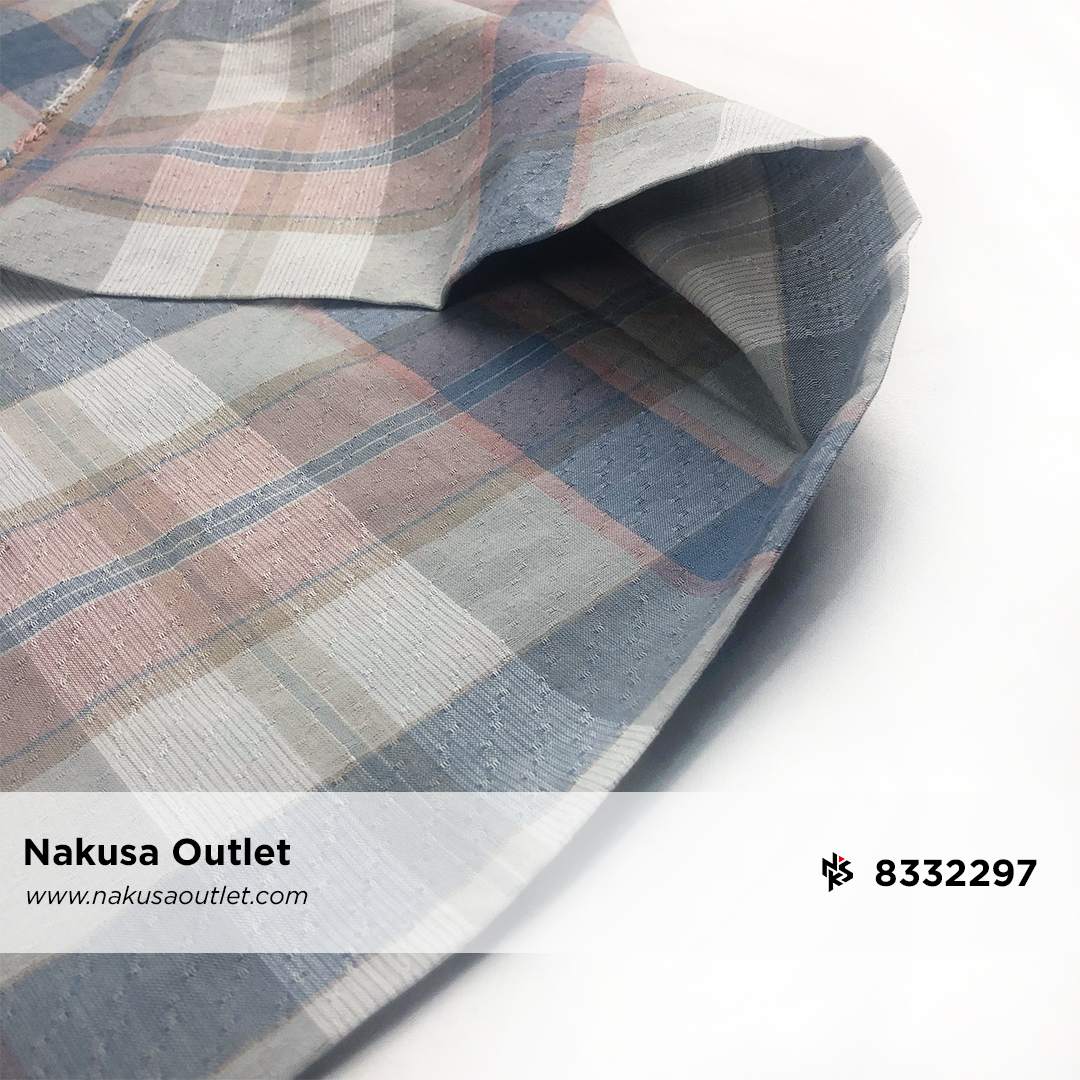 Kain Katun Motif Benang Berwarna (Yarn Dyed) Seri 30 Kode Kain 8332297