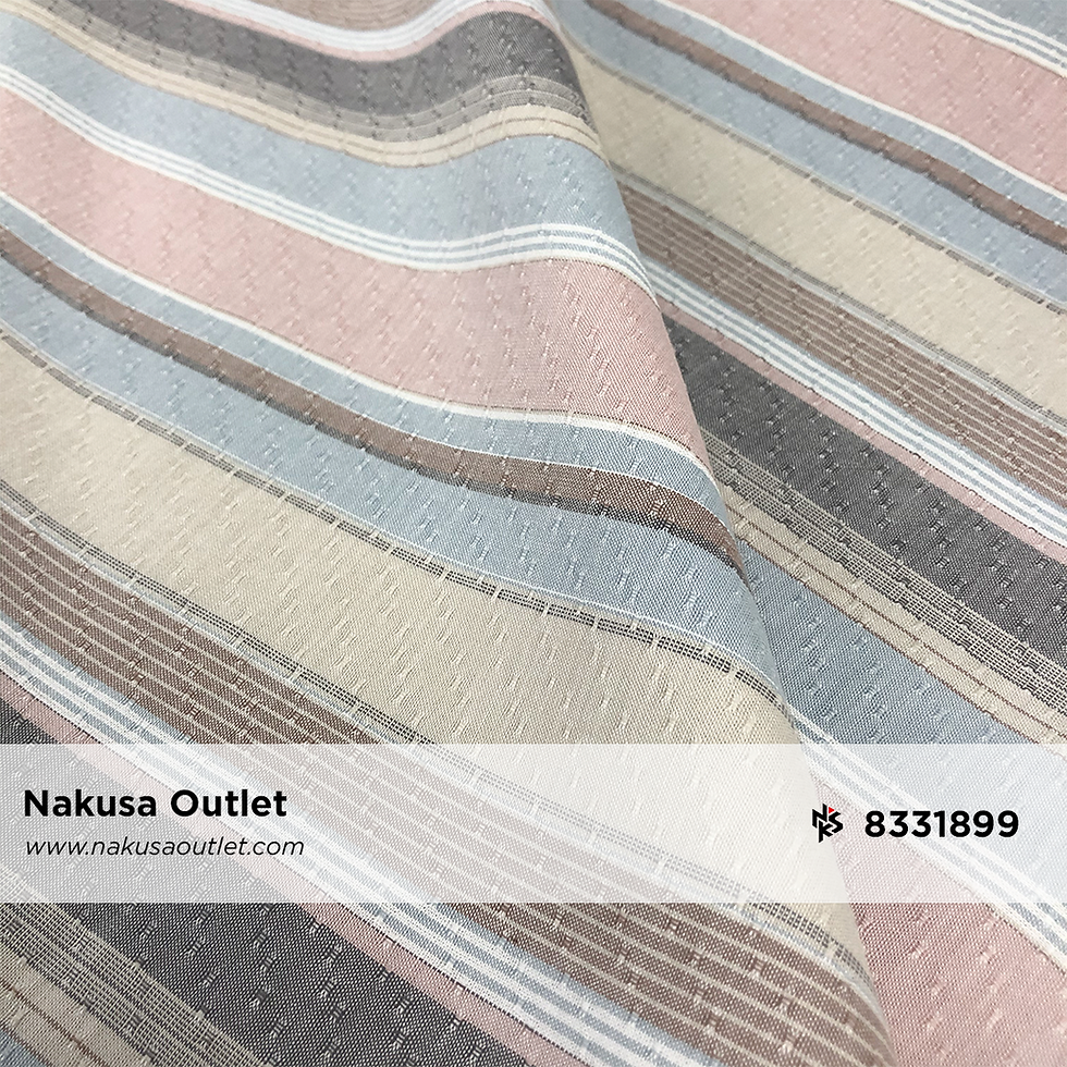 縮圖：Kain Katun Combed 30s Premium Motif Kotak Benang Warna (Yarn Dyed) 1A