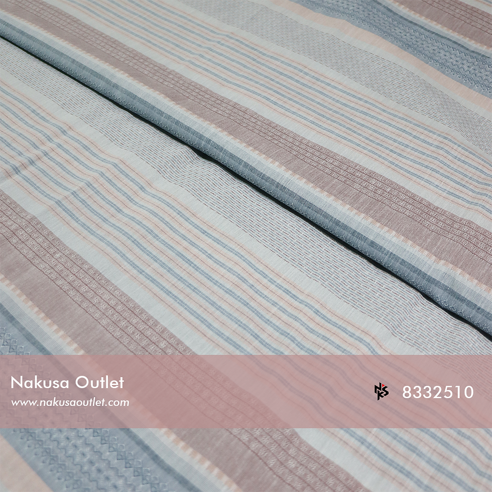 섬네일: Kain Katun Combed Motif Benang Berwarna (Yarn Dyed)  Seri 30