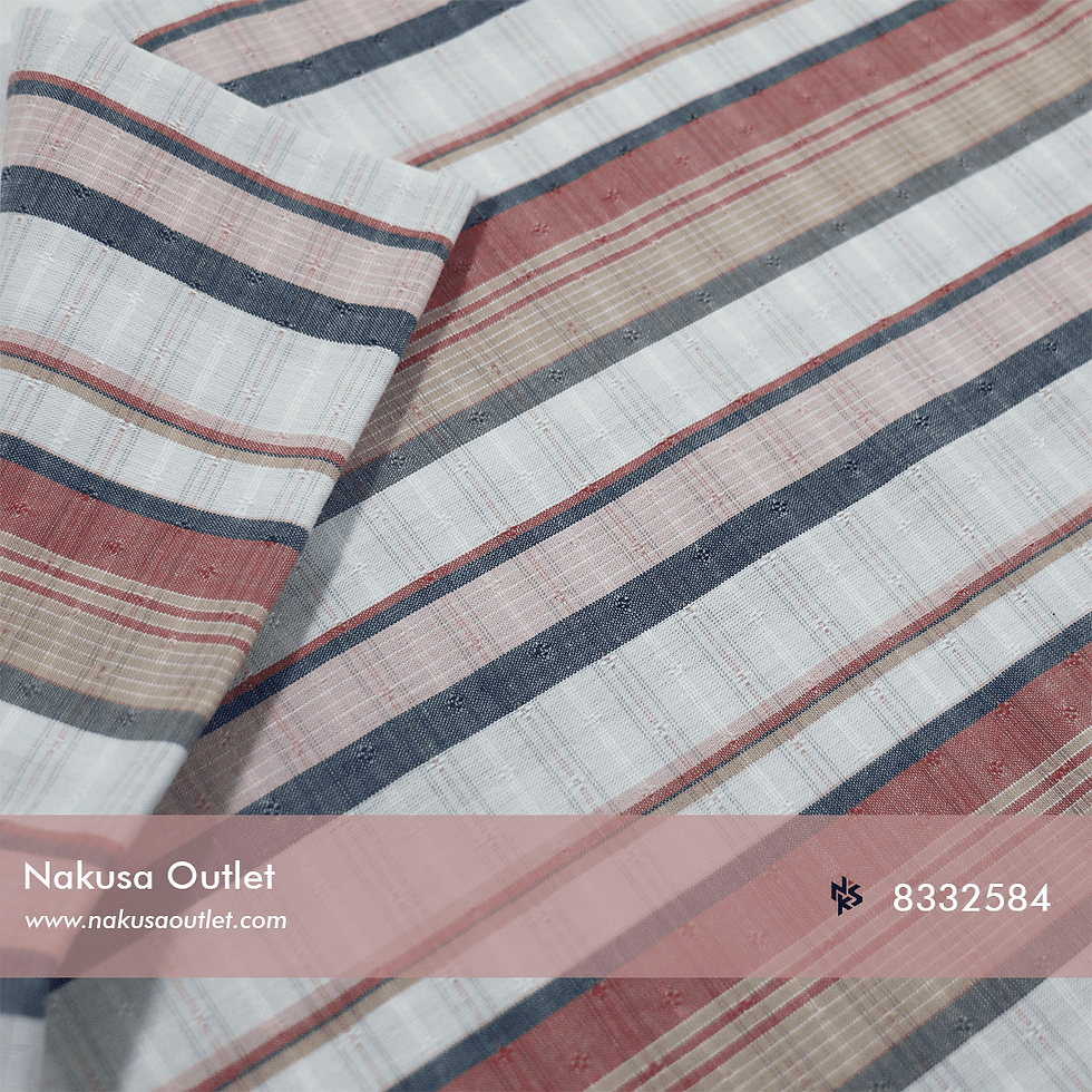Thumbnail: Kain Katun Combed Motif Benang Berwarna (Yarn Dyed)  Seri 30