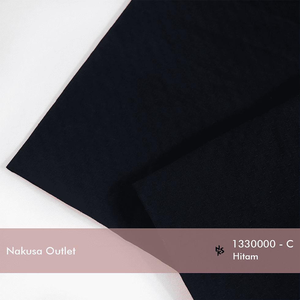 Miniatura: Keunggulan Kain Cotton Polosan Combed 20s 1330000 - C (hitam)
