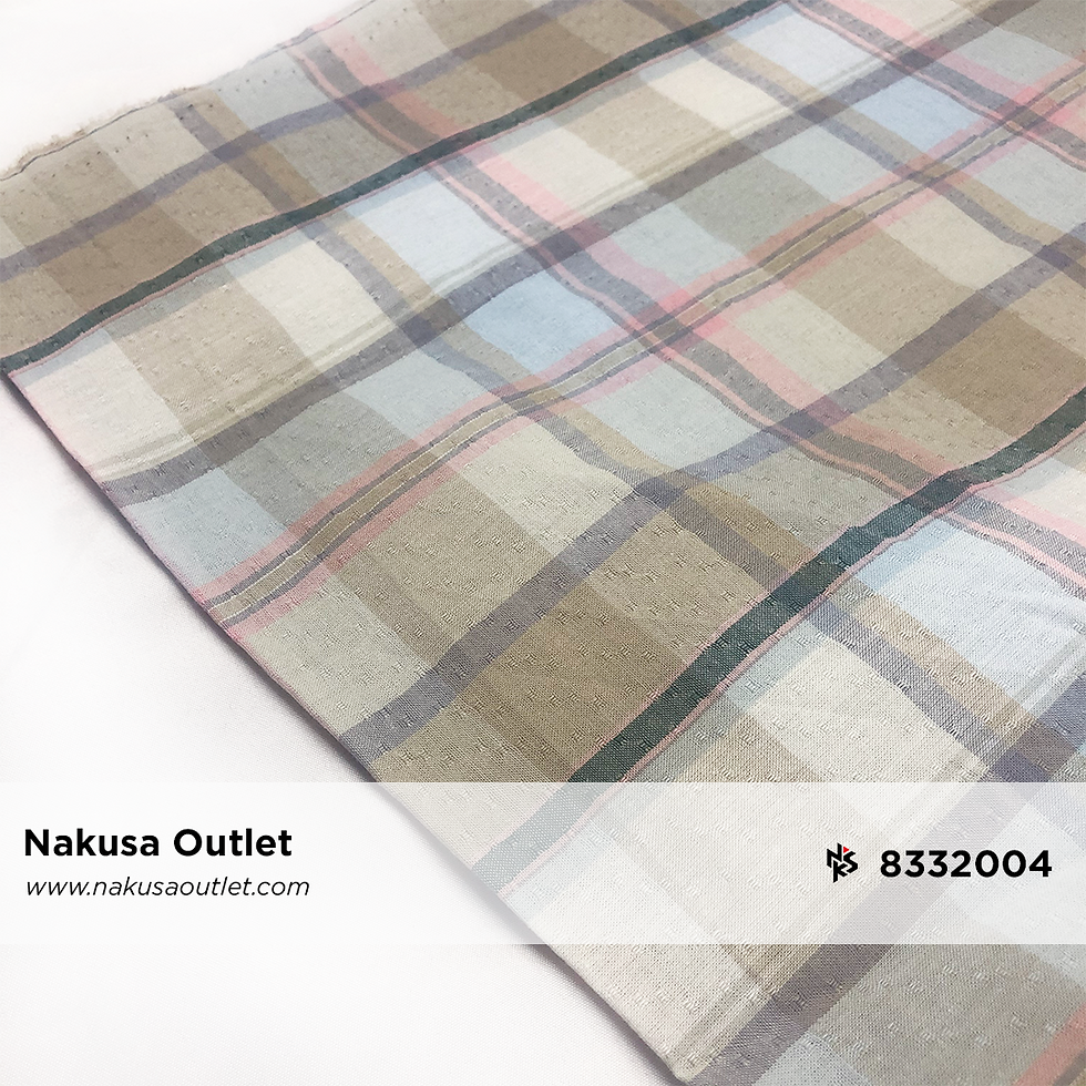 縮圖：Kain Katun Motif Benang Berwarna (Yarn Dyed) Seri 30 Kode Kain 8332004