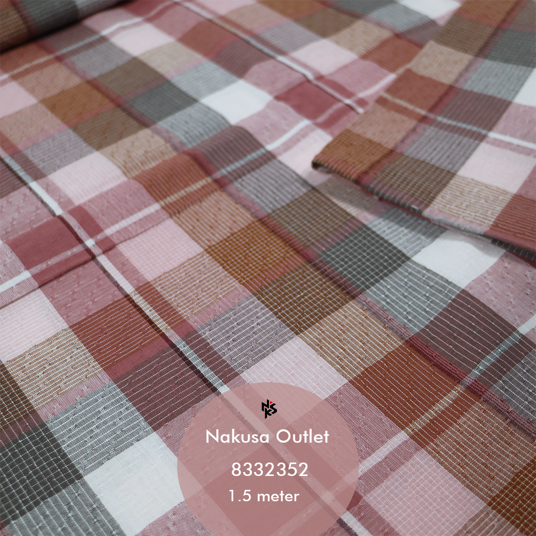 Kain  Limited  Katun Combed 1,5  M Motif Benang Berwarna (Yarn Dyed)  Seri 30