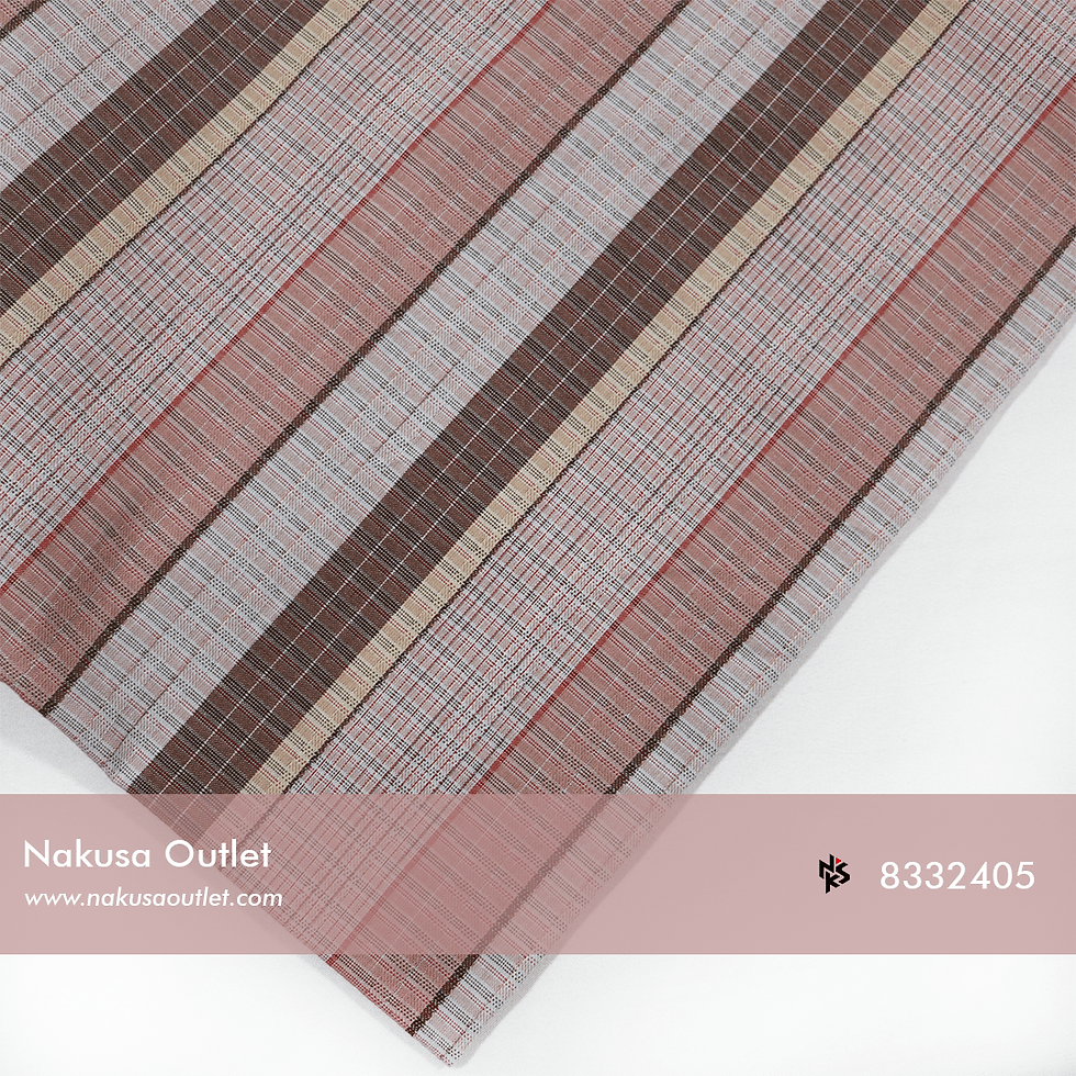 サムネイル： Kain Katun Combed Motif Benang Berwarna (Yarn Dyed)  Seri 30