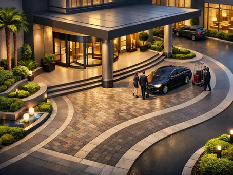 Hotel Entrance Paving Case Study