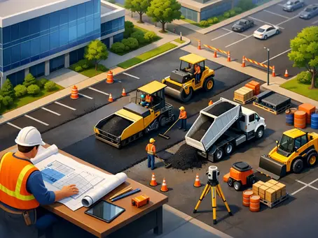 How to Plan Commercial Repaving Project Work