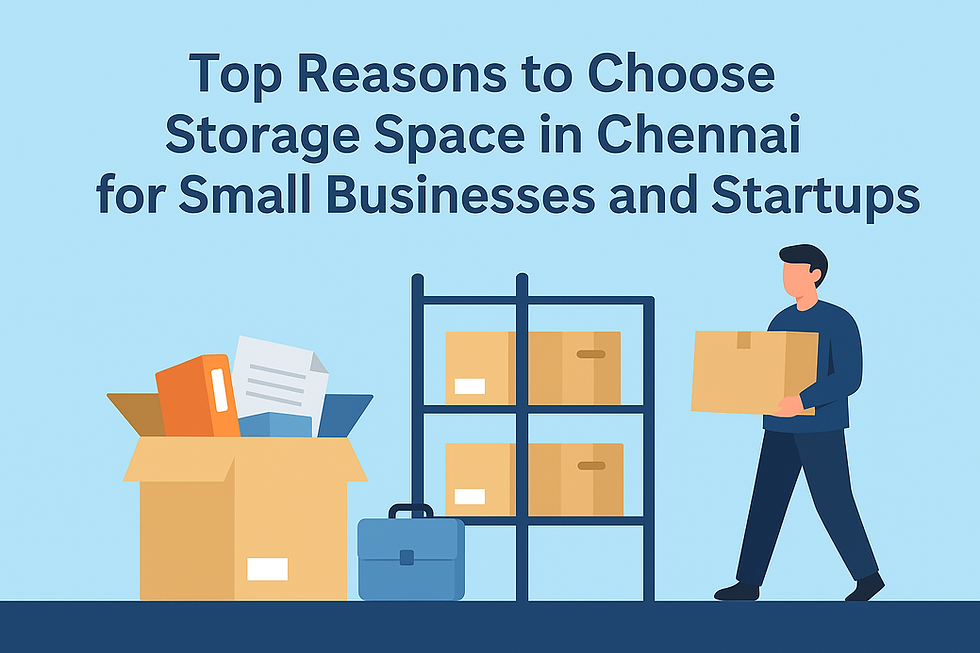 Running a small business or startup in Chennai is exciting, but space often becomes a big challenge. Whether it’s stock, raw materials, office furniture, or documents, keeping everything inside a small office is not always possible. This is where storage space in Chennai comes in as a smart solution. And with the help of packers and movers in Chennai, storing and moving items becomes quick and stress-free.