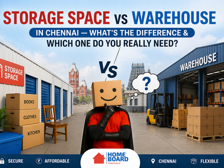 Storage Space vs Warehouse in Chennai — What’s the Difference & Which One Do You Really Need?